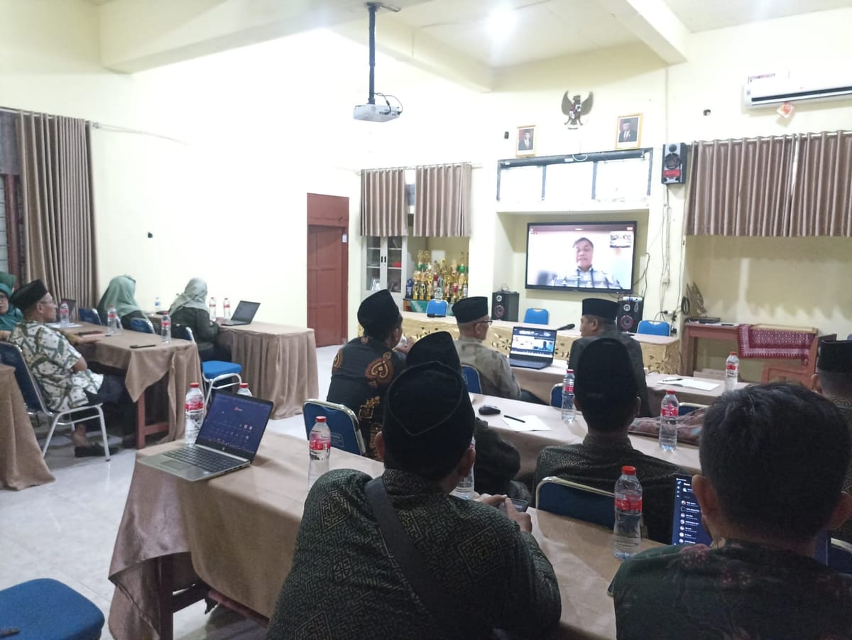 MAN 1 Tegal Ikuti Rapat Evaluasi Simulasi dan Persiapan Wawancara Pembangunan Zona Integritas Tahap II