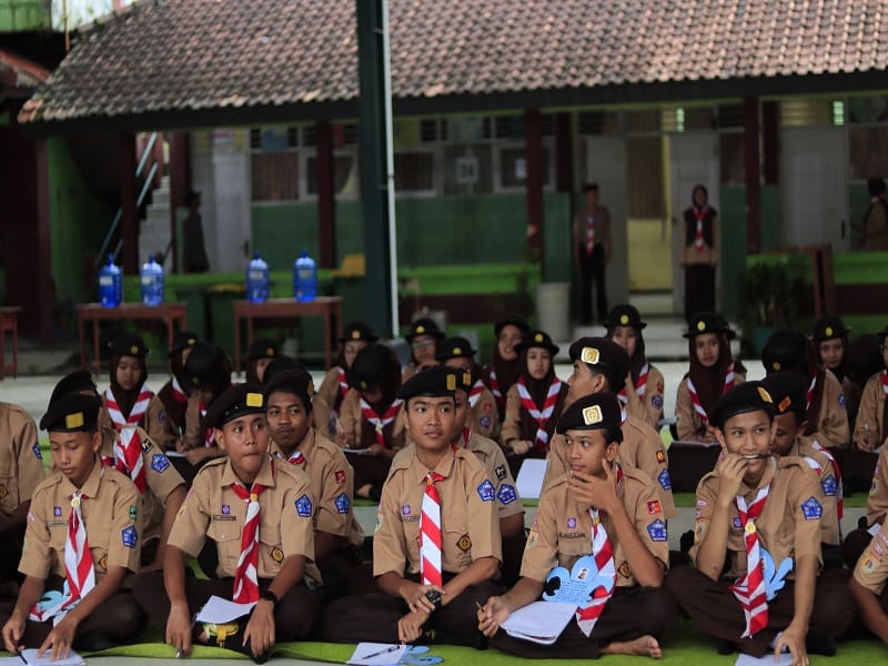 Sebanyak 115 Siswa Resmi Dilantik sebagai Penegak Bantara Pramuka MAN 1 Tegal