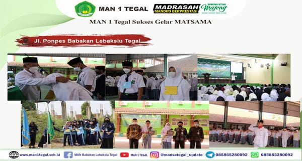 MAN 1 Tegal Sukses Gelar MATSAMA