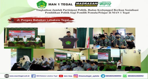 22 Peserta Didik MAN 1 Tegal lolos SBMPTN 2022