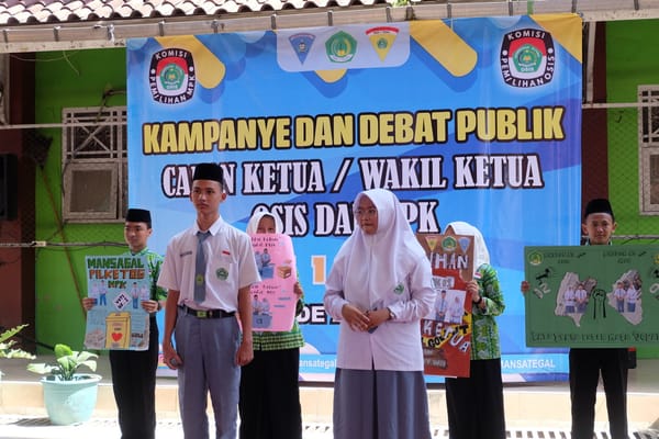 MAN 1 Tegal Gelar P5P2RA Suara Demokrasi Projek 1, “Kampanye Publik Paslon Ketua & Wakil Ketua OSIS/MPK Periode 2024/2025”