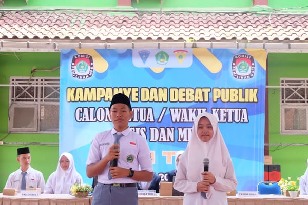M. Nazar dan Sifatul Aisyah Unggul Dalam Pemilu OSIS MAN 1 Tegal