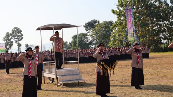 Peringati Hari Pramuka ke-63, MAN 1 Tegal Laksanakan Upacara
