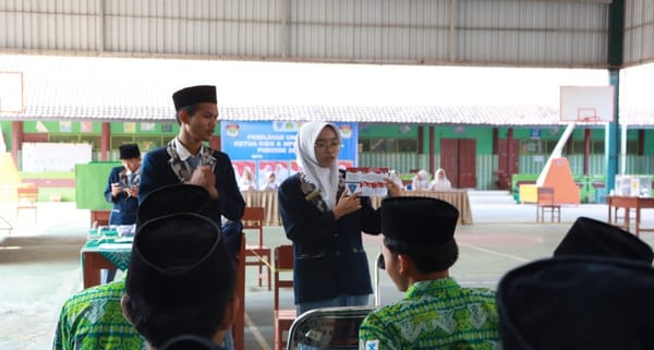 Berlatih demokrasi, OSIS MAN 1 Tegal Adakan Pemilihan Calon Ketua OSIS dan MPK