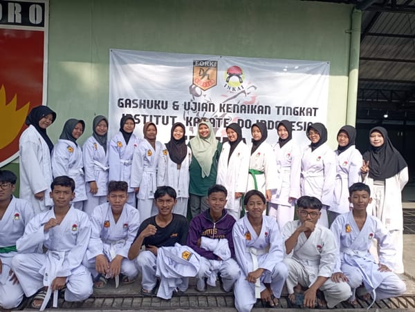25 Siswa Dojo MAN 1 Tegal Ikuti Ujian Kenaikan Tingkat yang di Selenggarakan INKAI Kab. Tegal