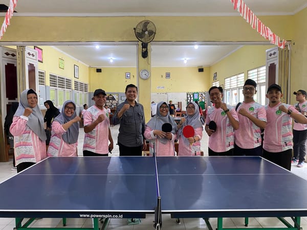 Tim Tenis Meja MAN 1 Tegal Raih Juara 2 di POR PGRI Kemenag Kabupaten Tegal