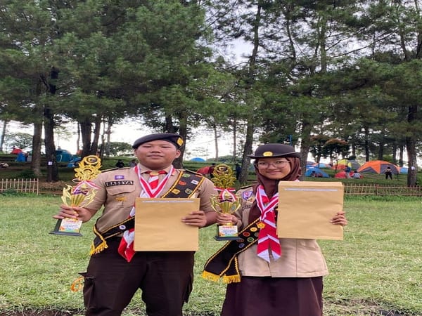 Dua Anggota Pramuka MAN 1 Tegal Raih Juara 2 Lomba Pramuka Garuda Berprestasi Putra dan Putri Tingkat Kwartir Cabang Tegal 2025