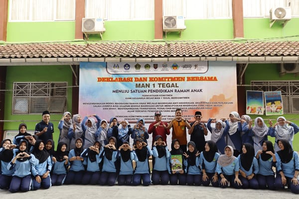 MAN 1 Tegal Deklarasikan Diri sebagai Madrasah Ramah Anak