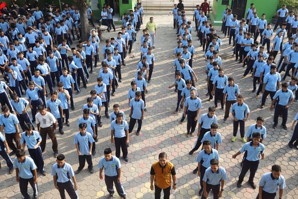 Peringati Hari Anak Nasional, MAN 1 Tegal adakan Senam Bersama