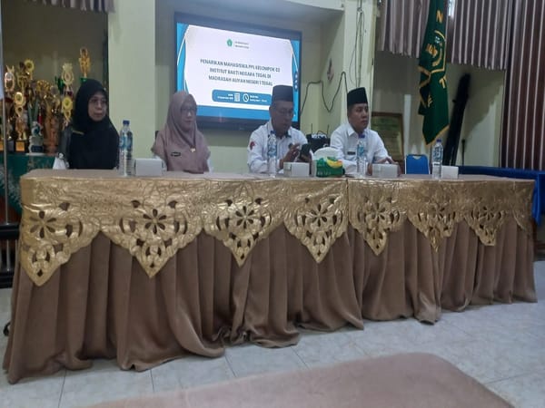 Mahasiswa PPL IBN Slawi Pamit dari MAN 1 Tegal